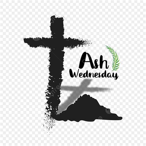 Ash Wednesday Cross Vector Hd PNG Images, Ash Mountain Cross For ...