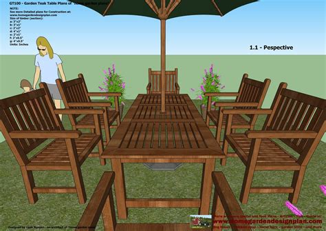 Patio Furniture Plans Wooden Ideas | Wood Working project plan