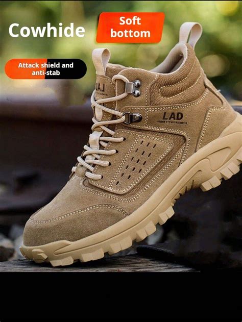 2024 Scarpe Antinfortunistiche Alte Da Uomo Con Punta In Acciaio Nuove ...