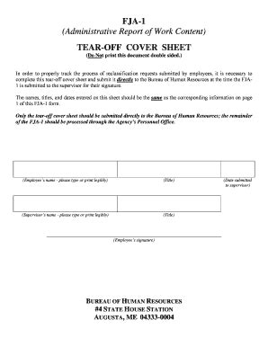 Fillable Online form fja 1 Fax Email Print - pdfFiller