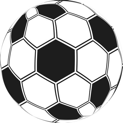 Soccer Ball Clip Art Black And White