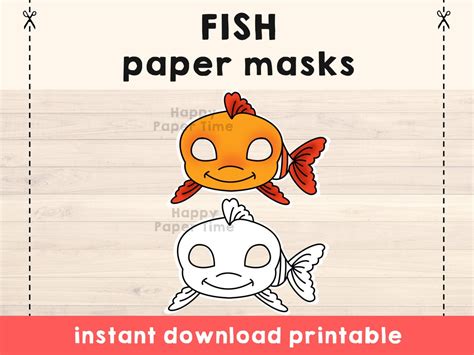 Image result for Fish Face Mask Pattern