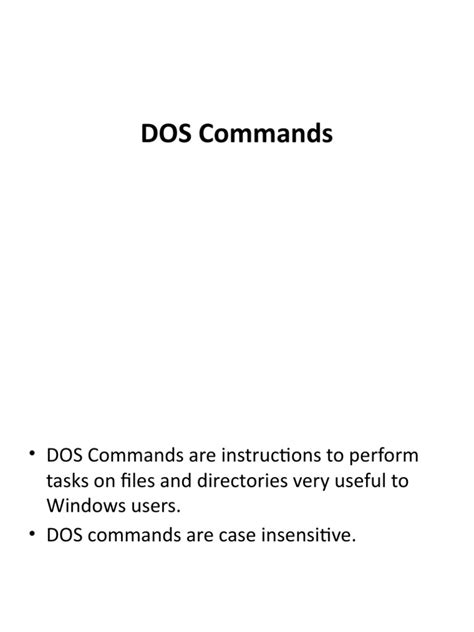 Image result for DOS Command Instructions