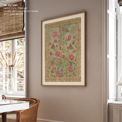 Madhubani Motifs Flower Vintage III: Buy Madhubani Paintings & Art ...