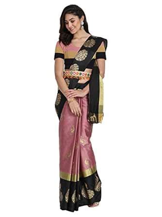Greciilooks Women Cotton Banarasi Cotton Silk Regular Fit Saree ...