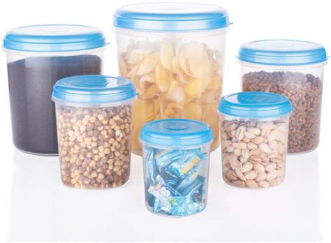 QUISTAL Plastic Grocery Container - 1 kg, 2 kg, 3 kg, 5 kg, 7 kg, 10 kg ...