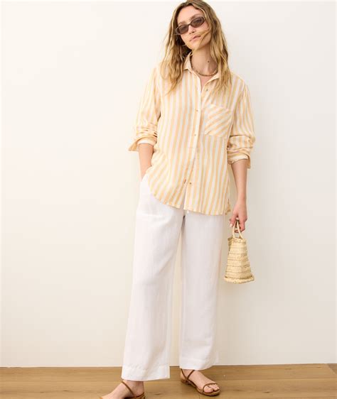 Linen Drawstring Straight Leg Pant – Marine Layer