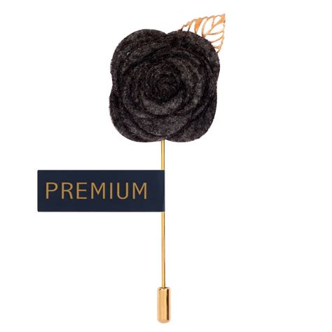 Buy The Prince Charming - Dark Grey Brooch Lapel Pin Online |Buy Lapel ...