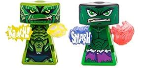 VS Rip-Spin Warriors Marvel Hulk and Black Widow Basic Battler 2-pack ...