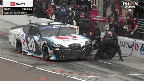 In today’s Xfinity race, JHN’s pit crew though forward enough to write “Supra” on the tape they ...