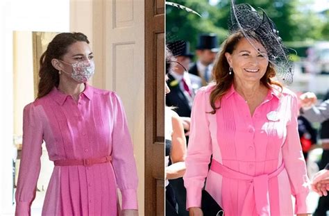 शाही परिवार की बहू केट मिडलटन की मां पहनती है अपनी बेटी के कपड़े ...