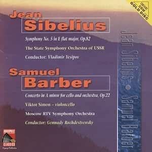 Buy Sibelius & Barber: Symphony No Online at Low Prices in India ...