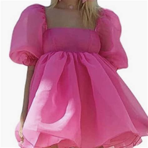 Selkie Women's Pink Dress | Depop