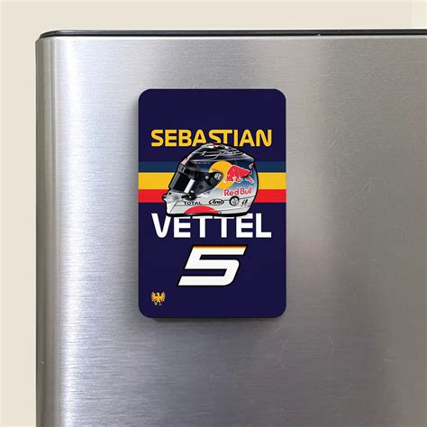 Sebastian Vettel Red Bull Fridge Magnet – Rare & Cult