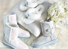 White Wedding Uggs by I Don T Ugg Unveils Bridal Boots But Will Anybody Walk White Wedding Uggs