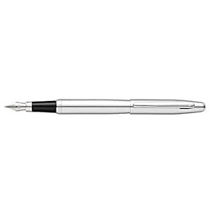 Sheaffer VFM Chrome Fountain Pen with Fine Nib : Amazon.in: Office Products