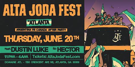Copa América ATL After Party by Alta Joda Fest, DOMAINE ATL, Atlanta ...