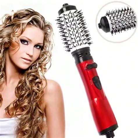 Salon Negative Ionic Hair Styler Hot Air Brush One Step Hair Dryer ...
