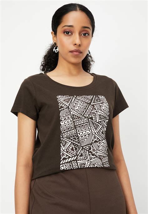 Buy Women Graphic Printed T-shirt Online at just Rs. 299.0 ...