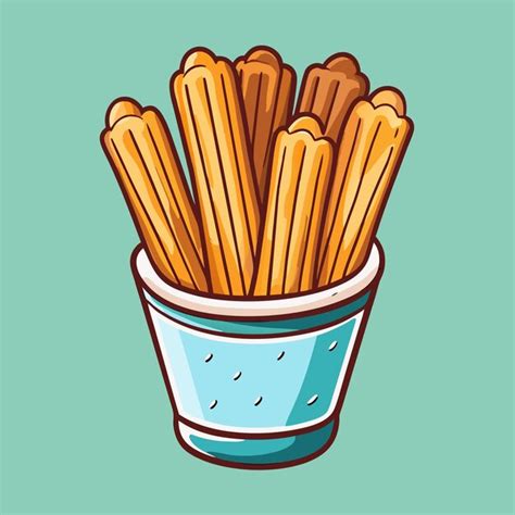 Churros food artwork vector | Premium AI-generated vector
