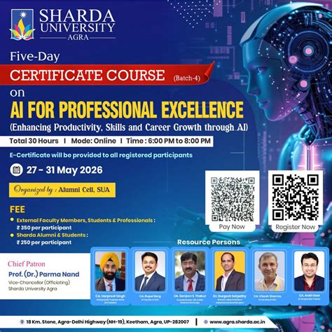 5-Day Certificate Course on AI for Professional Excellence