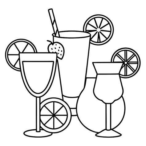 Drink clipart black white Images - Free Download on Freepik