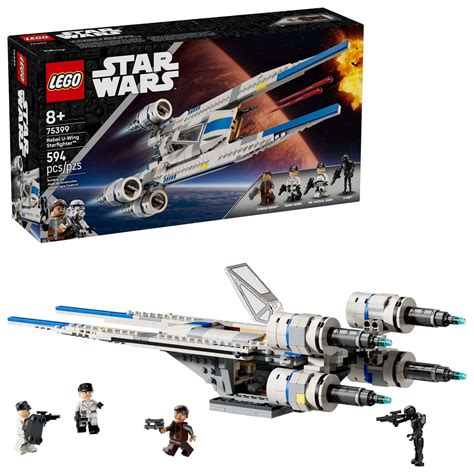 LEGO 75399 Star Wars Rebel U-Wing Starfighter, 3 minifigures, K-2SO ...