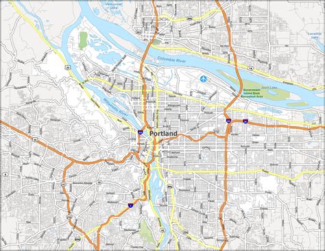 Portland crime rate map