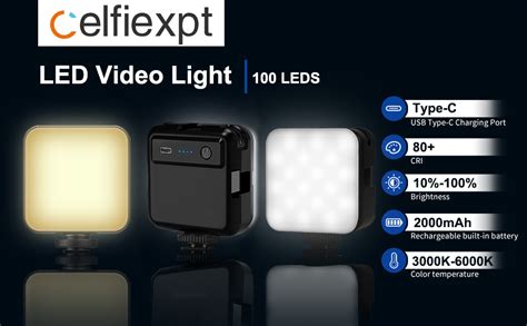 LED Video Light,Camera Light for Video Shooting celfiexpt Video ...