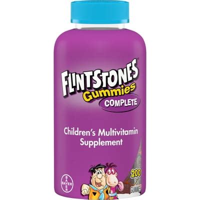 Buy Flintstones Complete Gummies Childrens Multivitamin, 200 Count ...
