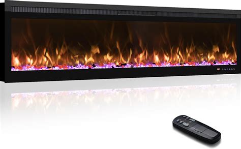 Amazon.com: Mystflame 60 inch Electric Fireplace Inserts, Wall Mounted ...