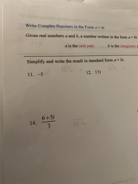 Image result for Complex Numbers a Bi