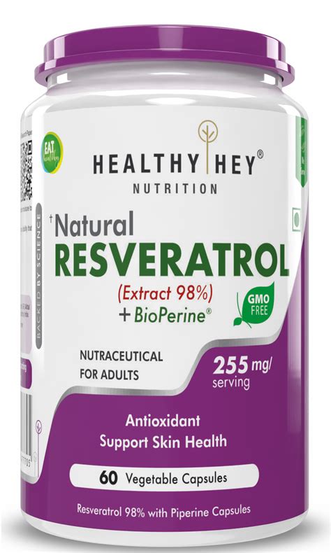 Resveratrol Extract, Natural Antioxidant support skin Health 98% Plus ...