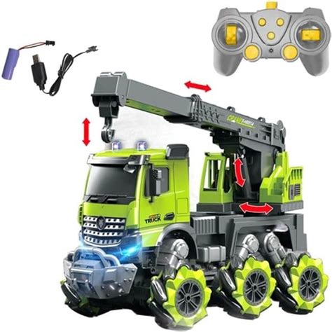 Buy Jet Roy 2.4G 1/14 Rc Truck Crane Digger Model Bucket Arm Excavator ...