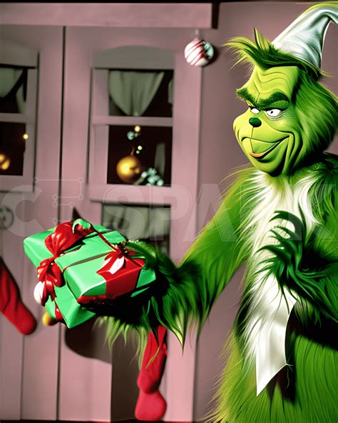 Grinch Stealing Presents