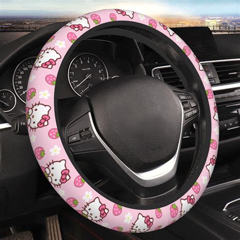 Car Steering Wheel Cover Hello Kitty