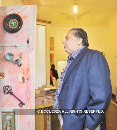 Rajiv Lochan at Trishla Jain's exhibition held at Studio 4TM, 4 Tilak ...