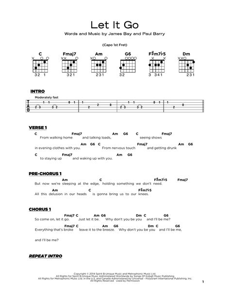 Let Her Go Ukulele Tab Ukulele Tabs Ukelele Chords