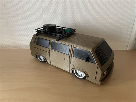 3D print VW T3 BUS (slammed, stanced wheels) • made with Ender 3 ・ Cults