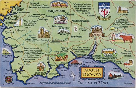 Image result for South Devon Map