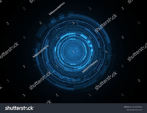 Technology Abstract Future Circle Background Vector 的图像结果