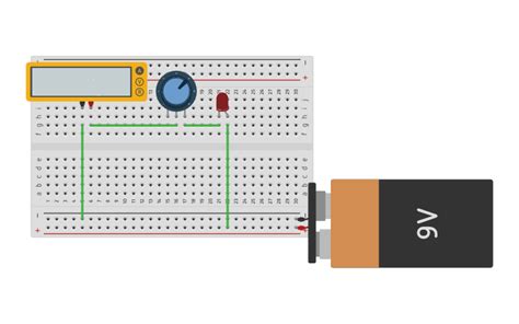 Image result for Potentiometer with LED Arduino Tinkercad Code