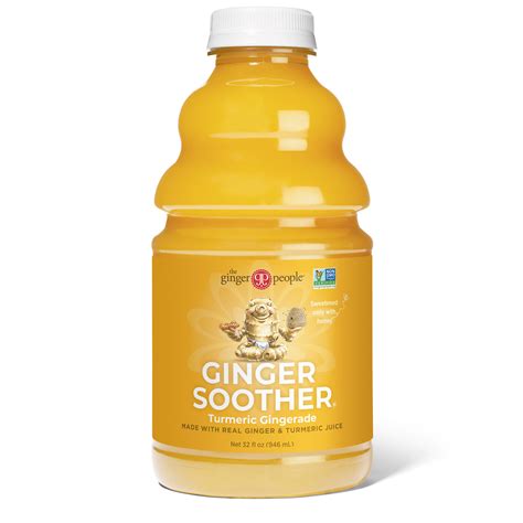The Ginger People Ginger Soother Juice Drink with Turmeric 32 fl oz ...