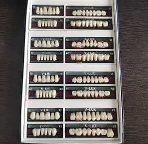 Dental Acrylic Teeth Kit 25 Size A2 Shade/Pack Of 1 Set/Acrylic Denture ...