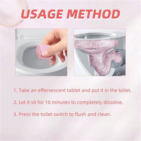 Pastiglie effervescenti per toilette, detergente per toilette che ...