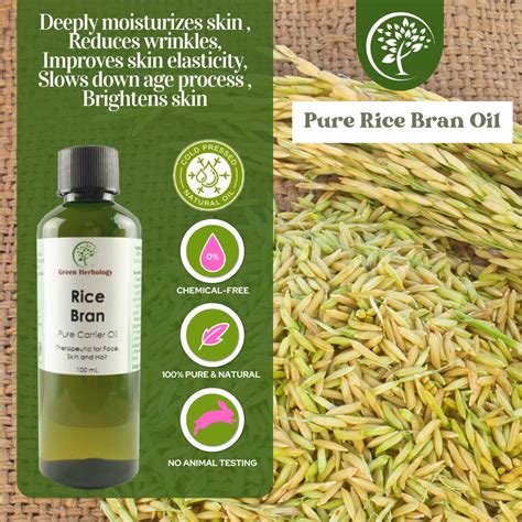 Rice Bran Oil - Green Herbology