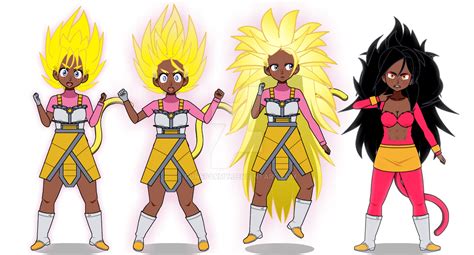 Calypso DBZ OC (Super Saiyan Forms) (KISEKAE2) by dunsparmy on DeviantArt