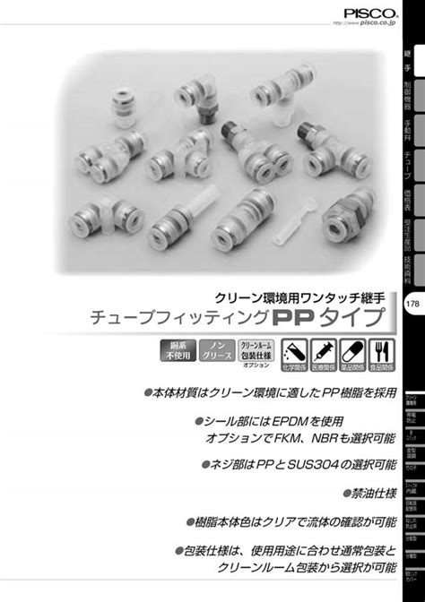 PPP8 | Tube Fitting PP Type Plug for Clean Environments | PISCO ...
