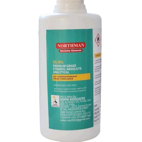 High-Purity Ethyl Alcohol (Ethanol) 99.99% for Various Applications ...