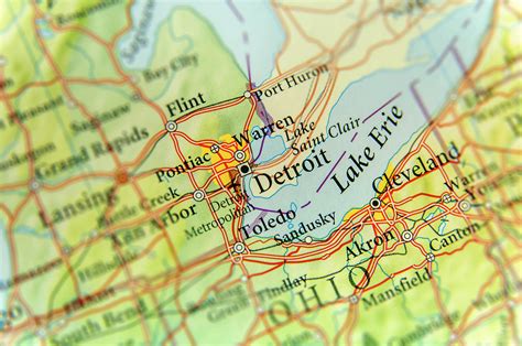 Detroit Michigan Map Google at Heidi Tan blog